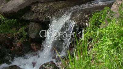 Clear fresh waterfall