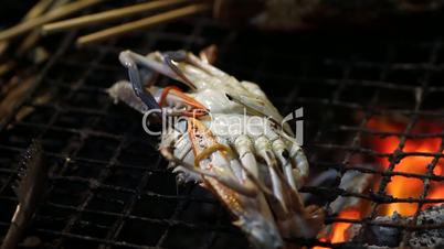 Grilled crab