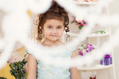 Shot of beautiful little girl smiling at camera