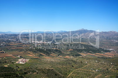 Landeanflug auf Athen, Griechenland