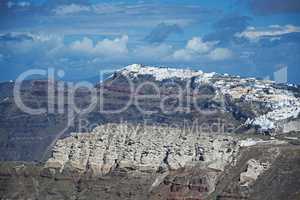 Landschaft auf Santorin, Griechenland