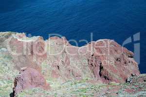 Landschaft auf Santorin, Griechenland