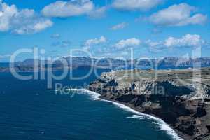 Landschaft auf Santorin, Griechenland