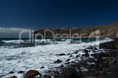 Landschaft auf Santorin, Griechenland