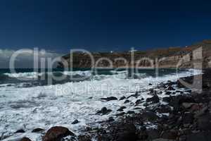 Landschaft auf Santorin, Griechenland