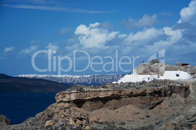 Landschaft auf Santorin, Griechenland