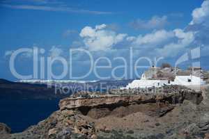 Landschaft auf Santorin, Griechenland