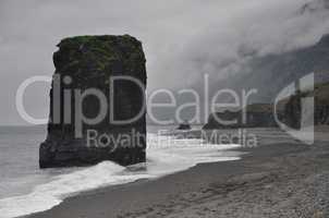 Basaltfelsen auf Island (Dalkur)