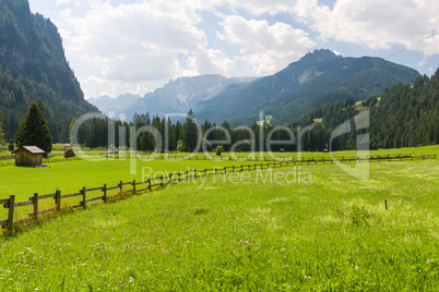 idyllic mountain landscape