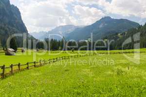 idyllic mountain landscape