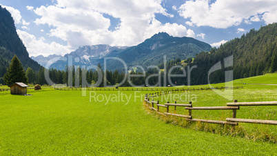 idyllic mountain landscape