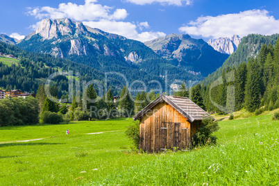 Idyllic mountain landscape