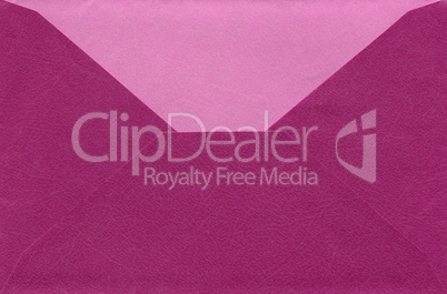 Pink envelope isolated