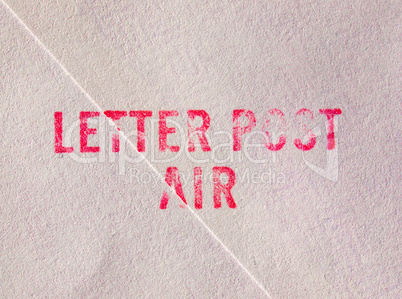 Letter post air