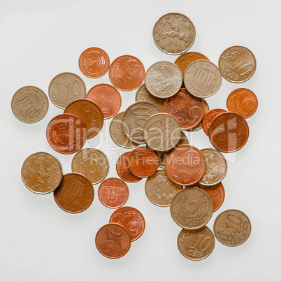 Euro coins