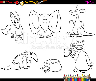 wild animals for coloring
