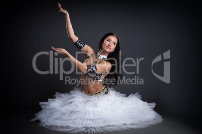 Image of sensual young belly dancer