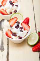 fruit and yogurt salad healthy breakfast