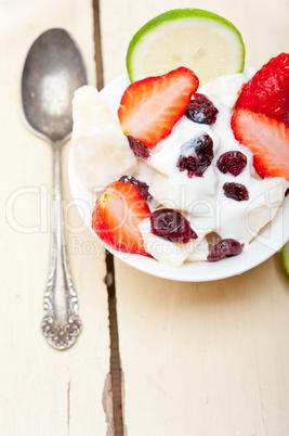 fruit and yogurt salad healthy breakfast