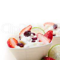 fruit and yogurt salad healthy breakfast