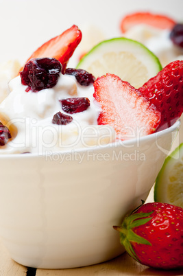 fruit and yogurt salad healthy breakfast