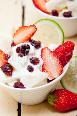 fruit and yogurt salad healthy breakfast