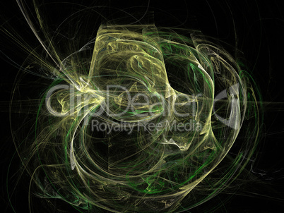 image of one Digital Fractal on Black Color image of one Digital Fractal on Black Color
