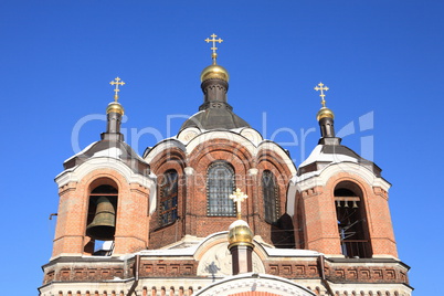 church in the winter daytime