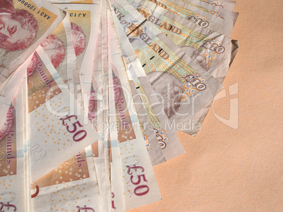 GBP Pound notes