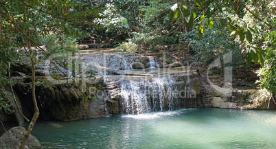 waterfall in erawan national park