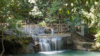 waterfall in erawan national park