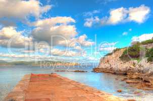 seascape from dragunara bay sardinia