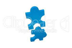 Blue jigsaw