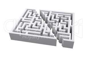 Composite image of maze