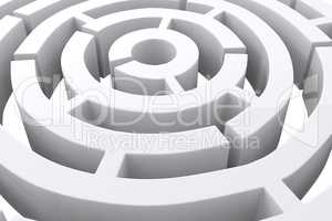 Composite image of circle maze