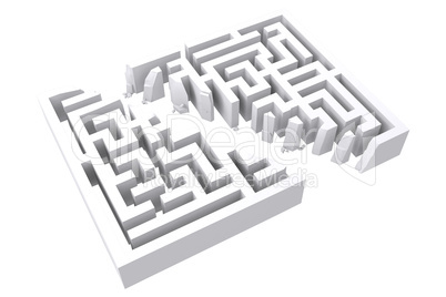 Composite image of maze