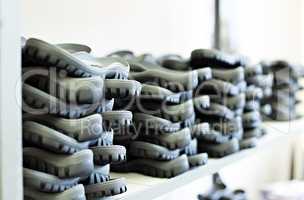 Rubber soles for footwear manufacturing