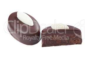 Image of delicious dark chocolate candy