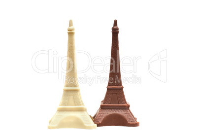 Image of delicious chocolate Eiffel Towers