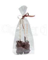 Image of gift bag with chocolate figurines