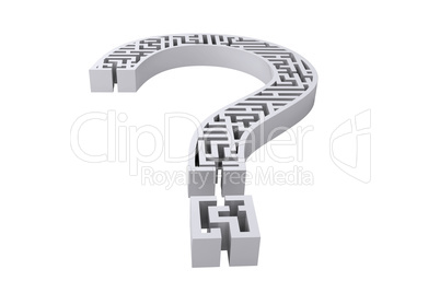Maze question mark Maze question mark