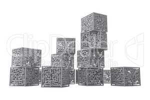 Maze cubes