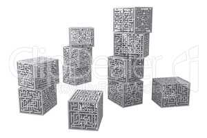 Maze cubes