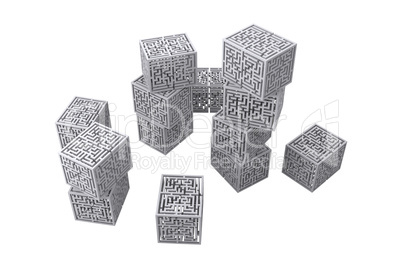 Maze cubes