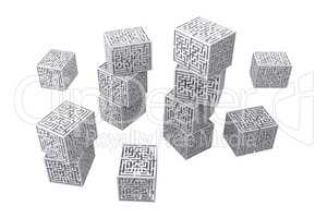 Maze cubes