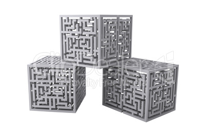 Maze cubes