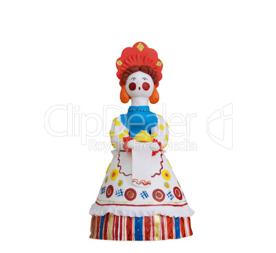 Chocolate souvenir - colorful figure of mastic