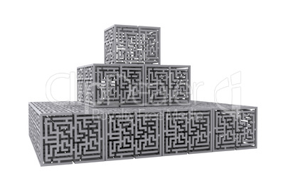 Maze cubes