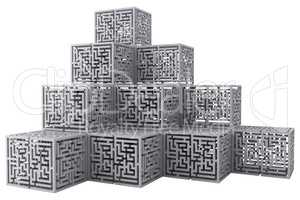 Maze cubes