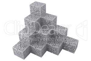 Maze cubes